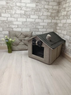Animals joy Будинок для собак та котиків Animals_joy Будка M 57*53 см(067)