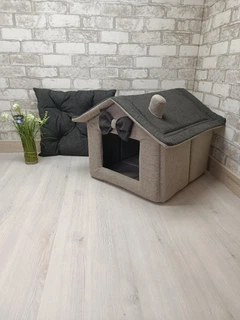 Animals joy Будинок для собак та котиків Animals_joy Будка M 57*53 см(067)