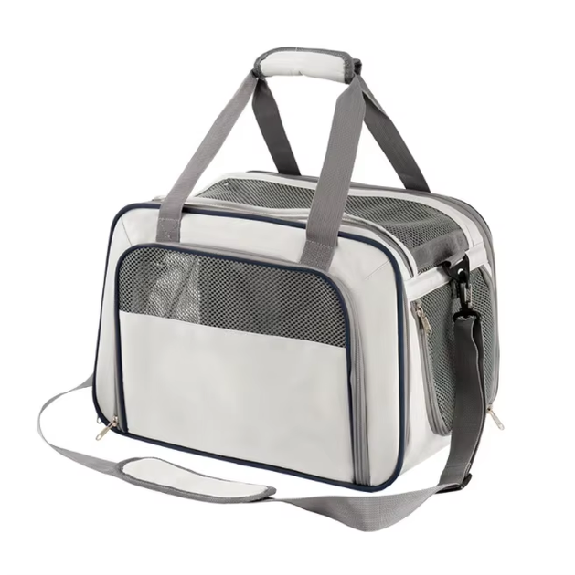 Luposan Сумка-переноска для котів і собак малих порід Люпосанчик BS-SS-034, Light Grey