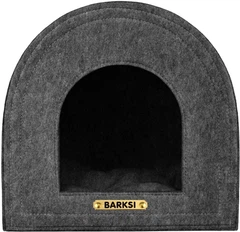 Будиночок для тварин Barksi Хатка, S 40x40x40 см Сірий (2512)