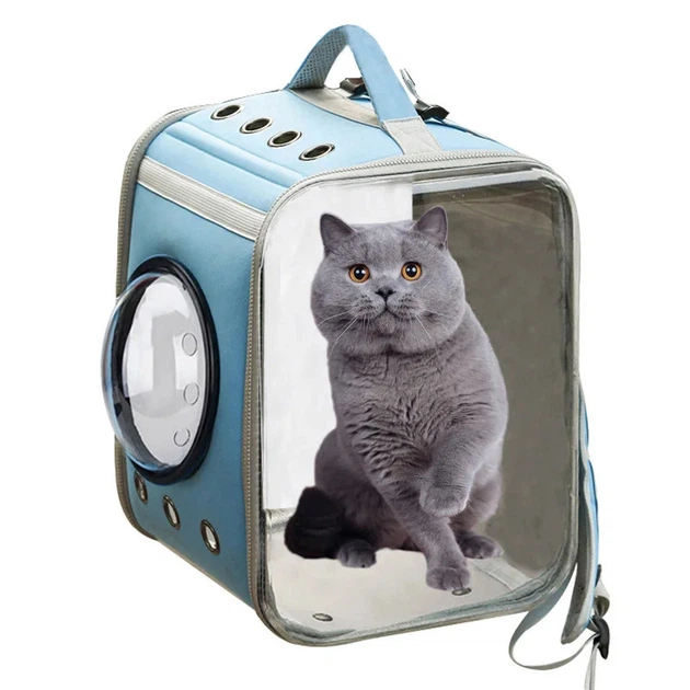Рюкзак - переноскадля домашніх тварин CosmoPet CP-28 39 x 30 x 30 см Блакитний