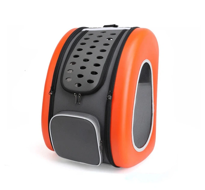 Сумка-переноска для котів та собак CosmoPet CP-49 50 x 32 x 36 см Оранжевий