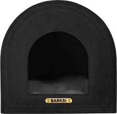 Будиночок для тварин Barksi Хатка, L 55x55x55 см Чорний (2533)