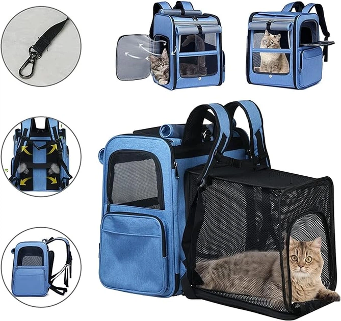 Voyagerpet Рюкзак-переноска для домашніх тварин Voyager Pet LVT24015 Grey