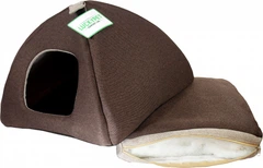 Будиночок для собак і кішок Lucky Pet Юрта Мія №2 46 x 46 x 35 см Коричневий (4820224212791)