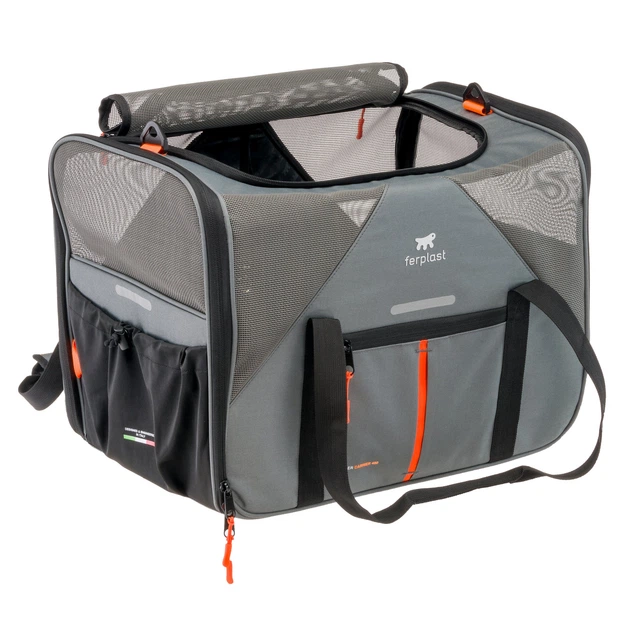 М'яка переноска для собак та кішок Ferplast Voyager Carrier 350 Black