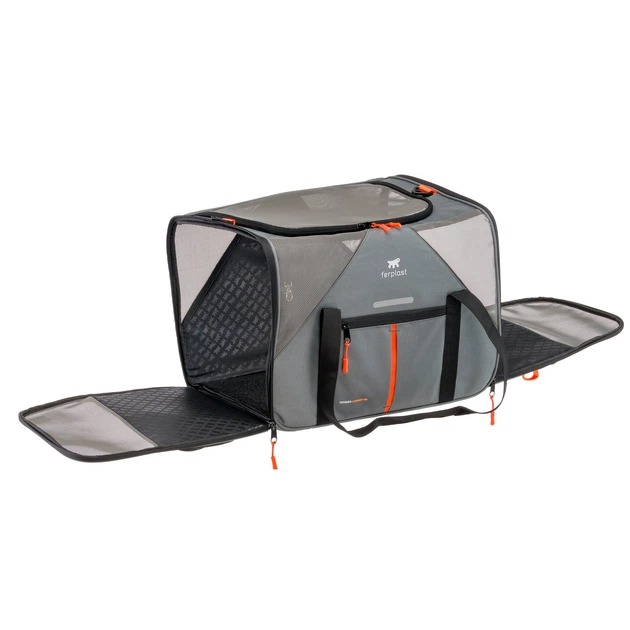 М'яка переноска для собак та кішок Ferplast Voyager Carrier 350 Black
