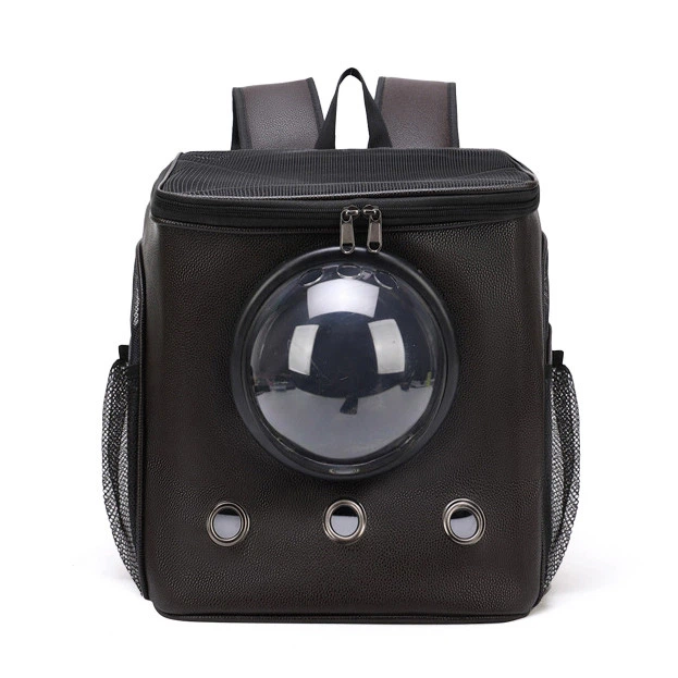 Рюкзак для переноски кошек и собак CosmoPet CP-04 с иллюминатором 36 х 29 х 25 см Коричневий