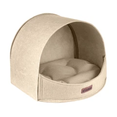 Hi Dog Будиночок ЛЮЛЬКА HiDOG для собаки або кота 45х40х36см М бежевий (2661)