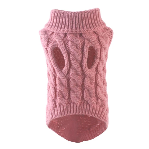 Светр для собак та котів EcoToys Pink S рожевий A: 22 см B: 30 см C: 22 см 6975