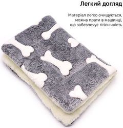 Килимок для тварин Inspire 40х50 см Grey (ins4050grey)