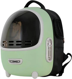 Рюкзак-переноска для тварин Me&Pet 33.5х28х43 см Зелений (NMP-43-2)