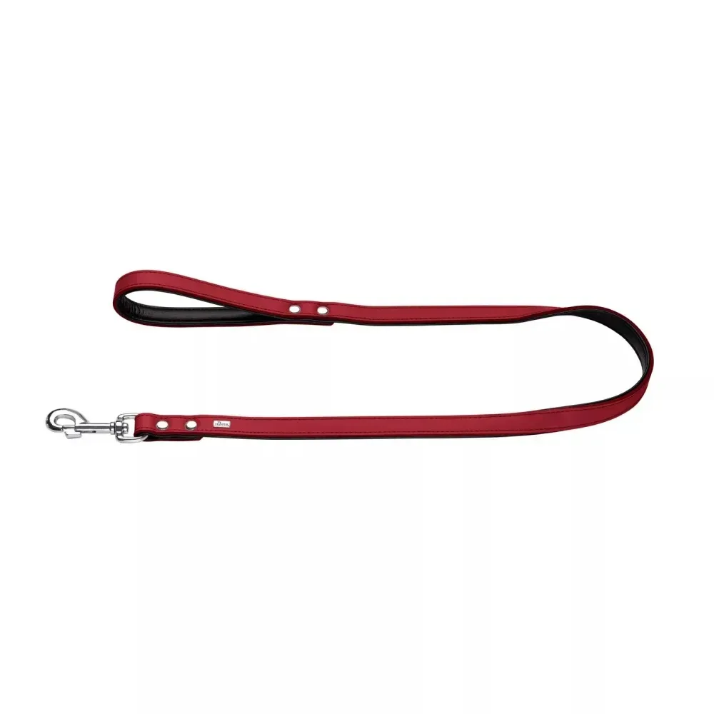 Повідець Hunter Basic S 1,1 м/15 кг - червоний/чорний