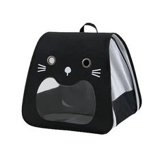 Рюкзак-перенесення Taotaopets 247723 Black для тварин котів та собак
