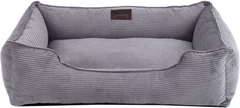 Лежак для собак Harley and Cho Dreamer 70х50 см з бортами Grey Velvet (3100095)