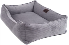 Лежак для собак Harley and Cho Dreamer 70х50 см з бортами Grey Velvet (3100095)