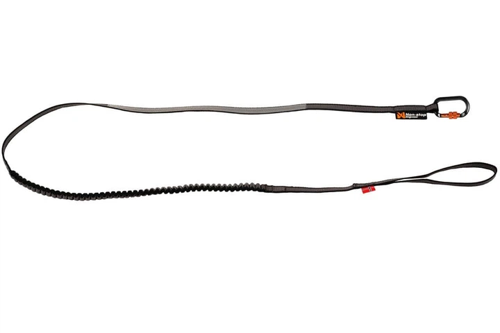 Non stop dogwear Повідець для собак Touring bungee leash Non-stop dogwear Чорний/Сірий 1,2 м/13 мм