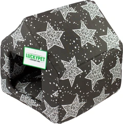 Будиночок для собак і кішок Lucky pet Джессі №0 26x27x27 см Сірий (4820224210872)