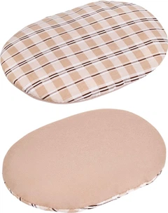 Бортик овальний бязь+фетр Barksi Comfort XS 30x40x9 см Бежевий (357114)