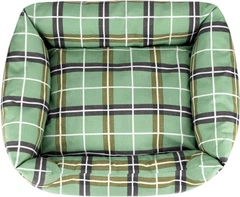 Лежак прямокутний бязевий Barksi Comfort М 40x60 см Зелений (1022105)