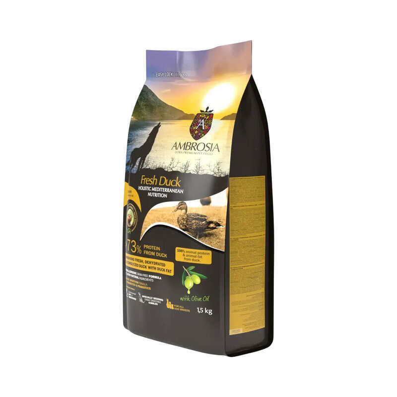Ambrosia Корм з качкою для дорослих собак