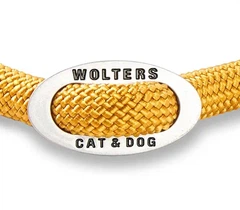 Нашийник канат для собак Wolters K2-Rope Programme 35 см / 9 мм Жовтий