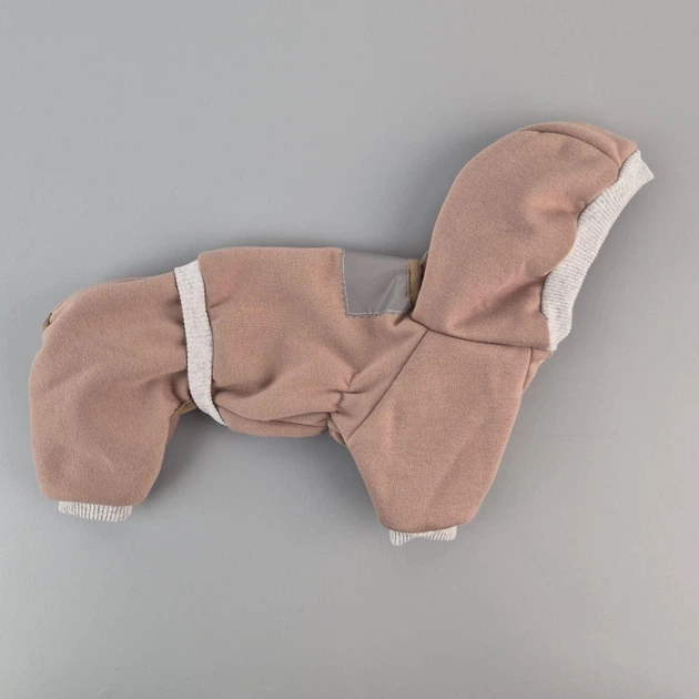Smart Pet Комбінезон для собак «Cedar», розмір XS3, трикотаж на хутрі, з кнопками, комфортний, унісекс, захист від вітру та холоду, Україна