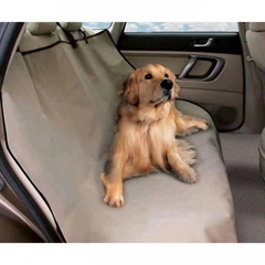 Pet Zoom Автогамак для собак PetZoom Накидка на сидіння автомобіля для перевезення собак (вологостійка) бежева GFDS-147