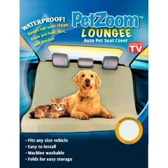 Pet Zoom Автогамак для собак PetZoom Накидка на сидіння автомобіля для перевезення собак (вологостійка) бежева GFDS-147