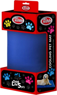 Килимок охолоджувальний для собак і кішок Pet Nova 90х50 см розмір L (MAT-COOL-90x50-L-BL) (5903031444131)