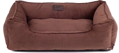 Лежак для собак Harley and Cho Dreamer 110х70 см з бортами Brown Velvet (3100092)
