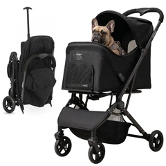 Qplay Візок для домашніх тварин Qppet Pettie Pet Black