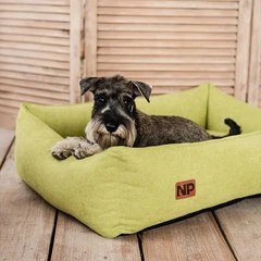 Лежак для собак Noble Pet Albert Mustard 70 х 50 x 22 см (AL2133)