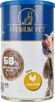 Premium Pet Вологий корм (шматочки в соусі) з куркою для дорослих собак