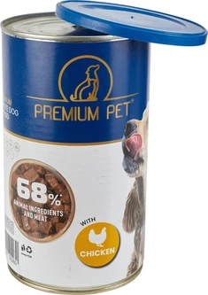 Premium Pet Вологий корм (шматочки в соусі) з куркою для дорослих собак
