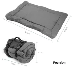 Лежанка для собак та котів Inspire Grey TMPM001
