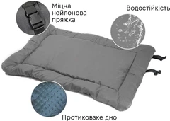 Лежанка для собак та котів Inspire Grey TMPM001