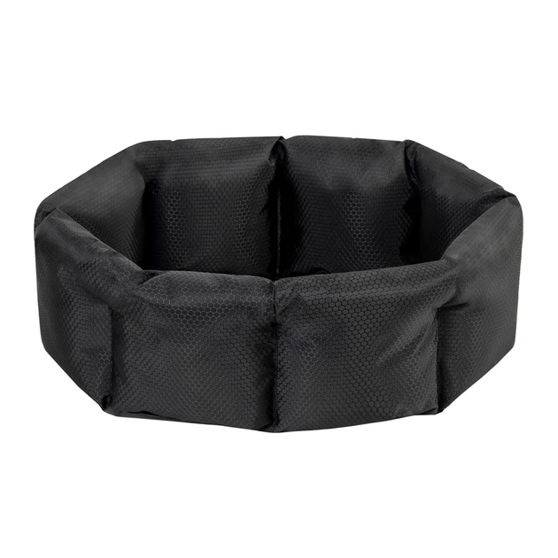 Лежанка для собак WAUDOG Relax L «Апельсини», 59×49×20 см, знімна подушка, м’який лежак із високими бортиками, поліестер, для середніх порід, арт. 315-4054