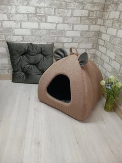 Animals joy Будинок для котів та собак Animals_joy Юрта XL 60*60 см(233)