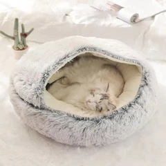 Без бренду Лежанка для котів та собак MurrLuxe СВ-01 M 50x50 см Сірий (JDT-0847486)