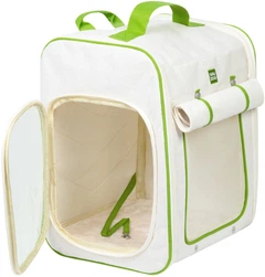 Рюкзак-переноска для собак і котів WAUDOG Relax Eco 42 х 34 x 27 см до 8 кг Білий (9986Соllаr)