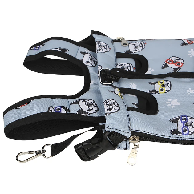 Рюкзак-кенгуру Lesko A01002-AB Dog Blue M для тварин переноска