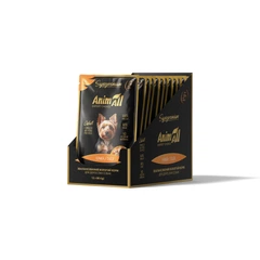 AnimAll Вологий корм (шматочки в соусі) з качкою для собак