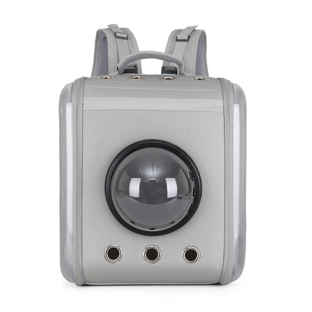 Рюкзак - переноска для домашніх тварин CosmoPet CP-28 39 x 30 x 30 см Сірий