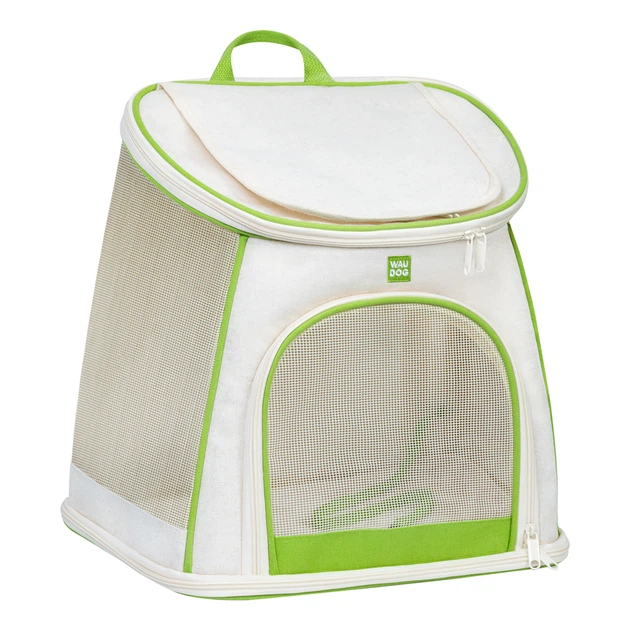 Рюкзак-перенесення для собак і кішок WAUDOG Relax Eco 40 х 40 x 26 см до 8 кг Білий