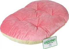 Лежак-подушка Lucky Pet Зефір №1 40х50 см Рожево-кремовий (4820224218144)