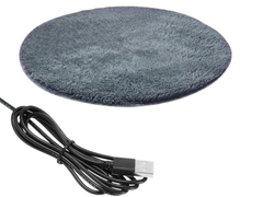 Килимок для тварин BauTech електричний 40 см USB Сірий (1011-653-01)