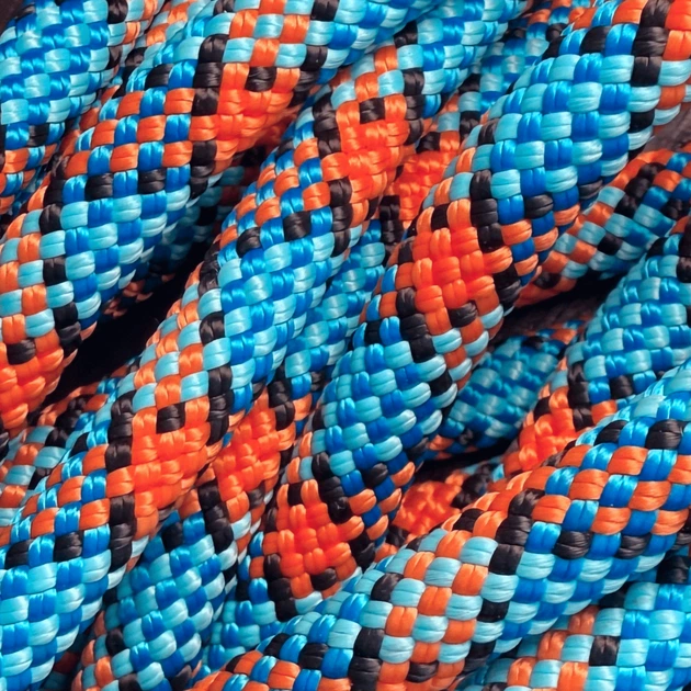 Повідець вільні руки для собак SPES hands free 2в1, 3м/8 мм, blue orange