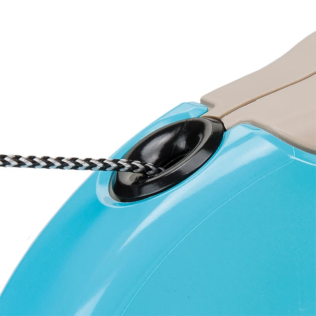 Повідець-рулетка Ferplast Amigo Cord L Light Blue для собак із шнуром