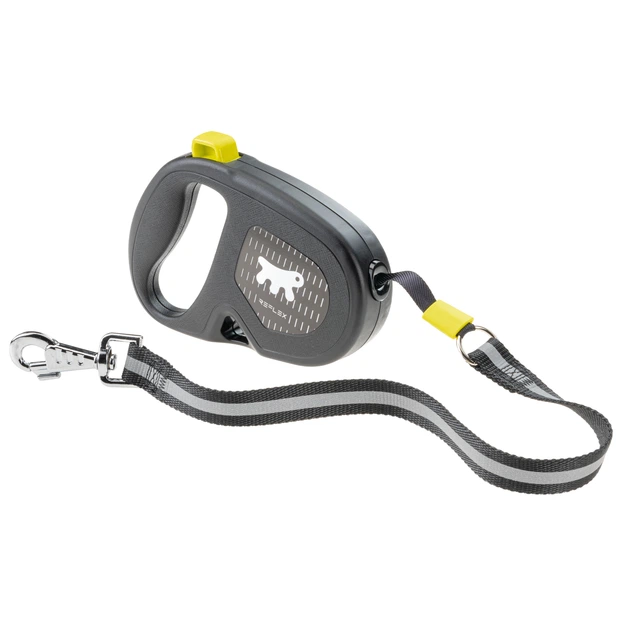Світловідбивний висувний повідець для собак Ferplast Flippy One Reflex Tape L Yellow